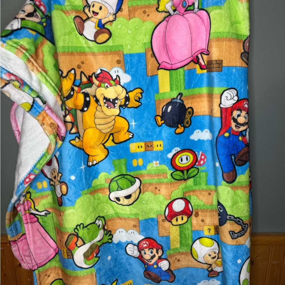 Bundle of Joy Super‎ Mario Themed Minky Blanket